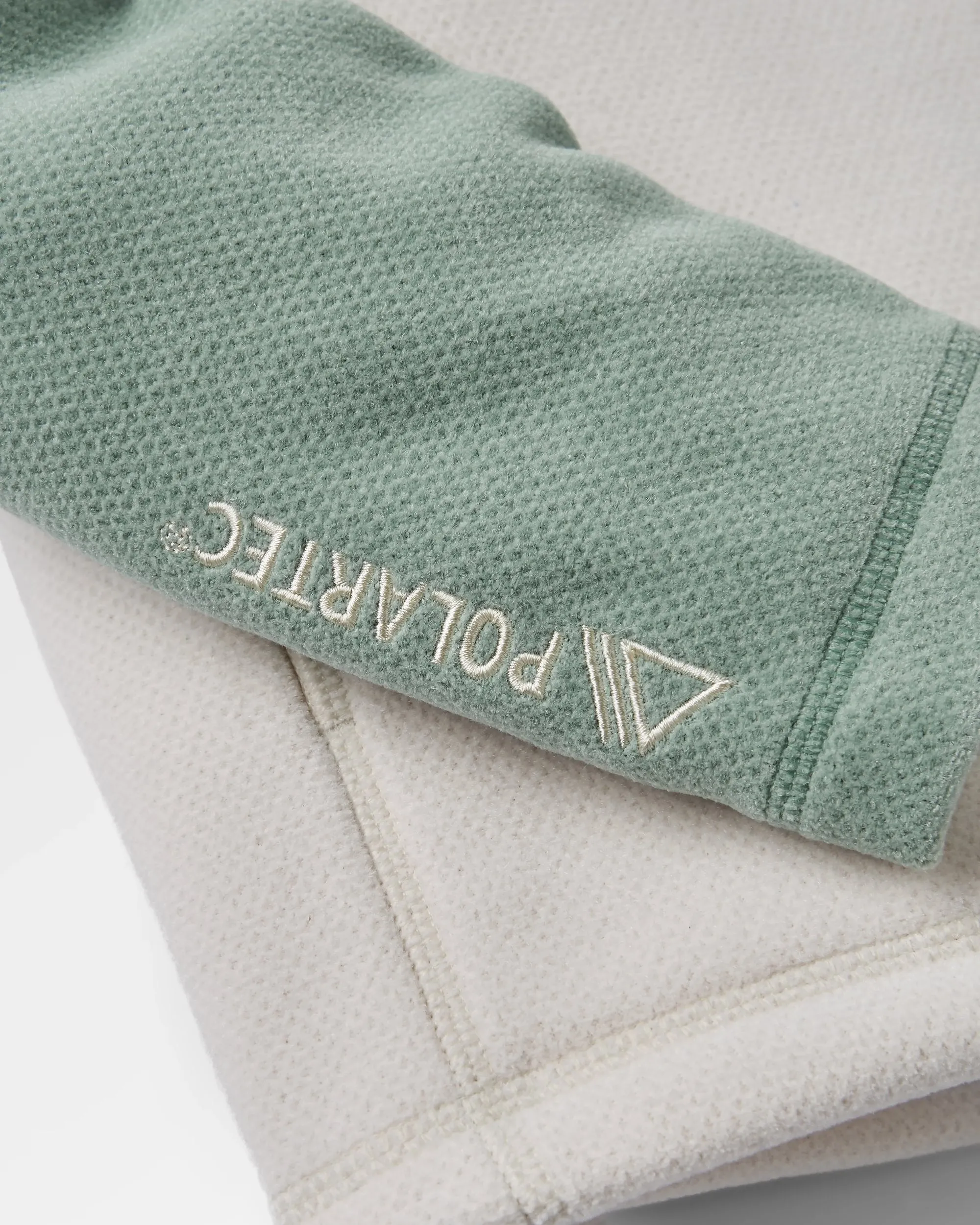 Snowdrop Recycled Polartec Fleece - Pistachio/Birch