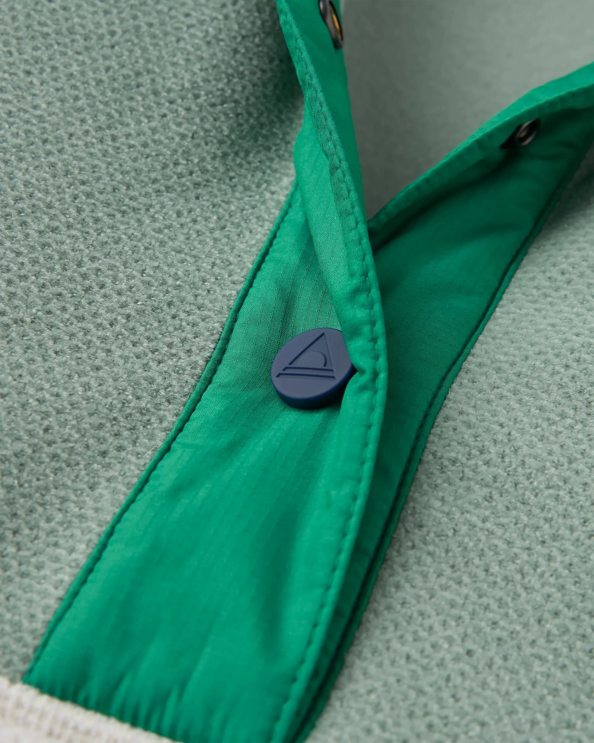 Snowdrop Recycled Polartec Fleece - Pistachio/Birch
