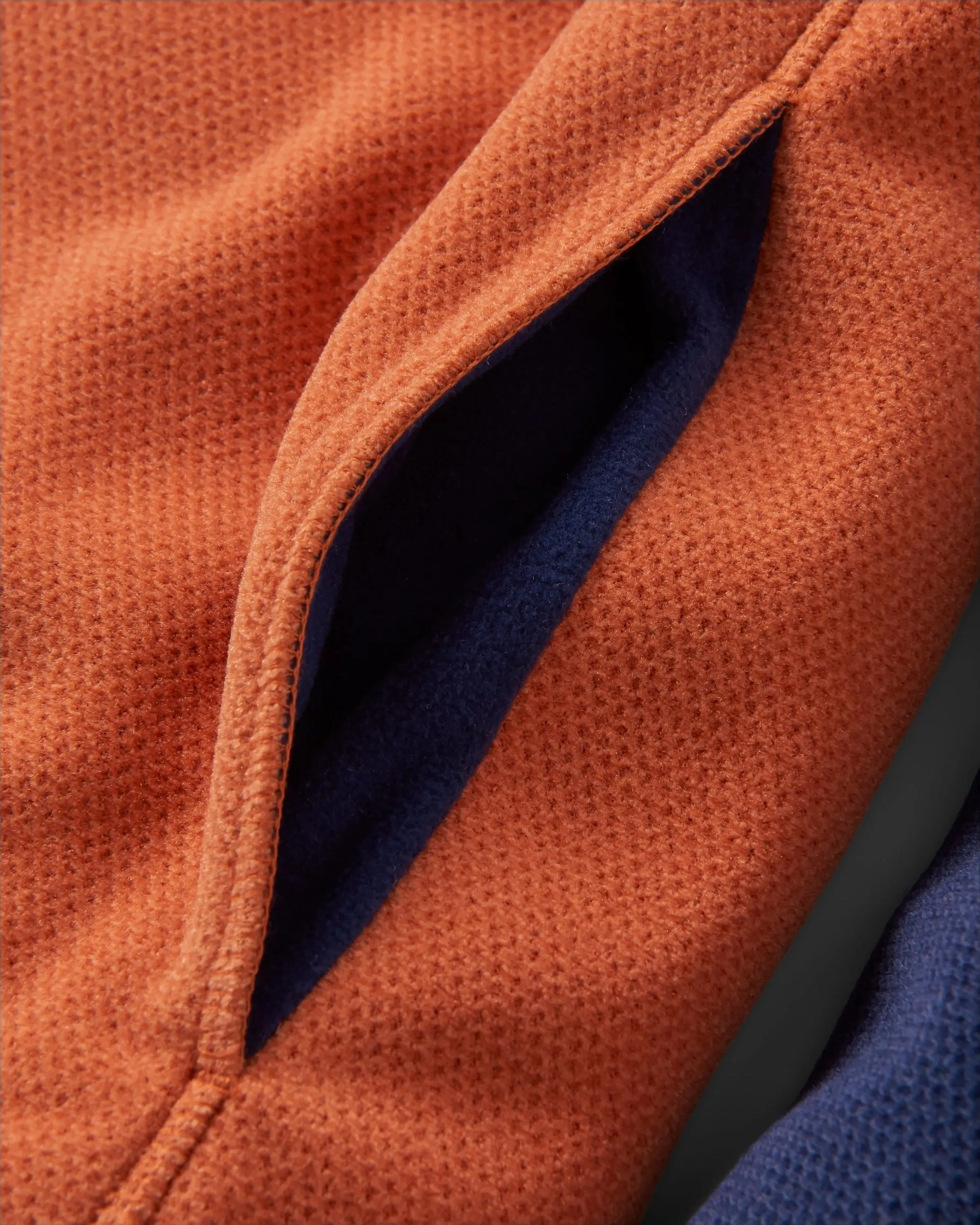 Snowdrop Recycled Polartec Fleece - Rich Navy