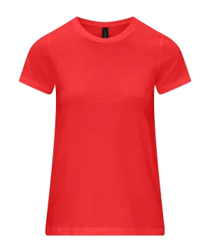 Softstyle CVC womens t-shirt | Red Mist