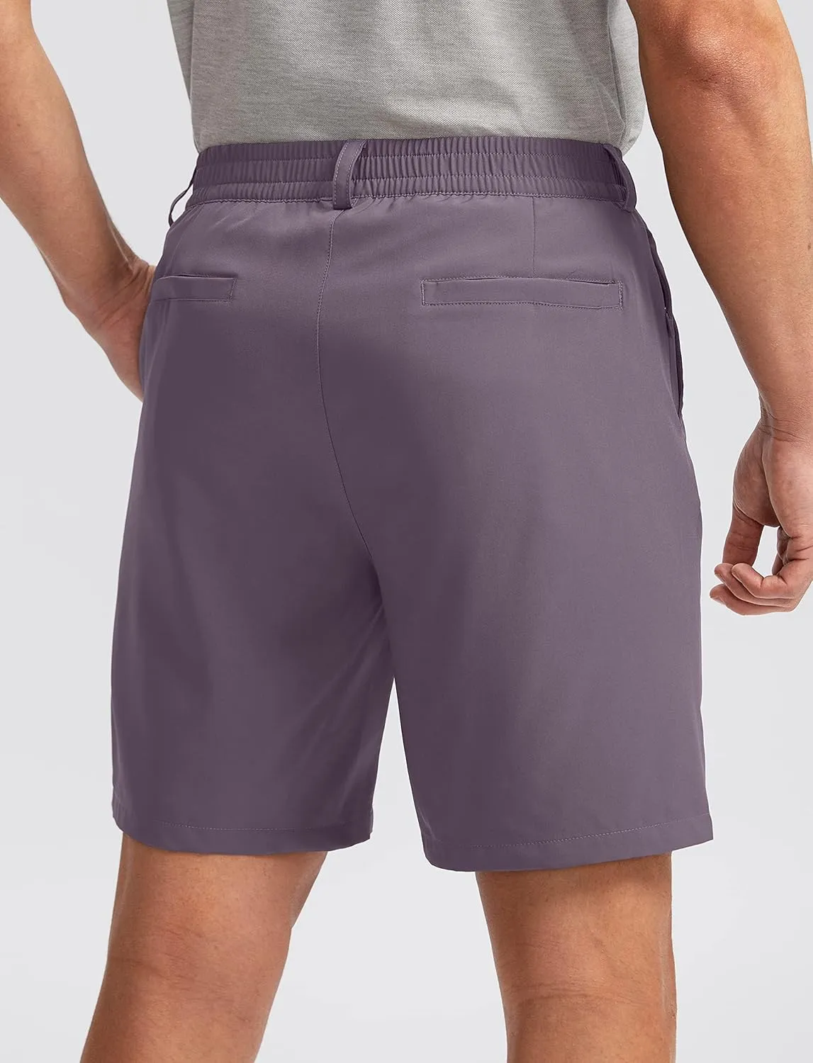Soothfeel Men's Golf Shorts with 5 Pockets 7 Inch Stretch Lightweight Quick Dry Hiking Casual Work Dress Shorts for Men