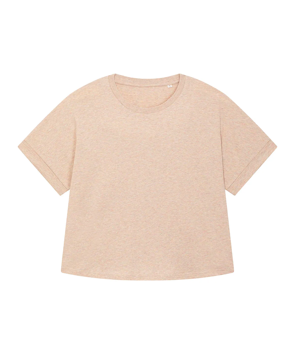 Stella Collider oversized womens t-shirt (STTW089) | Heather Rainbow