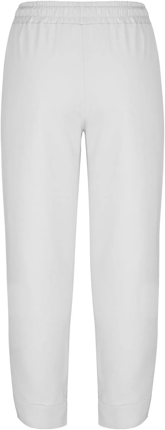 Sweat Pants for Mens Casual Drawstring Elastic Waist Solid Cargo Trousers Athletic-Fit Beam Feet Sport Pants