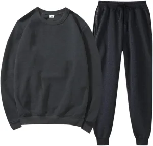 Sweatsuit for Women 2 Piece Long Sleeve Crewneck Casual Dressy Trendy Sweatshirt Wide Leg