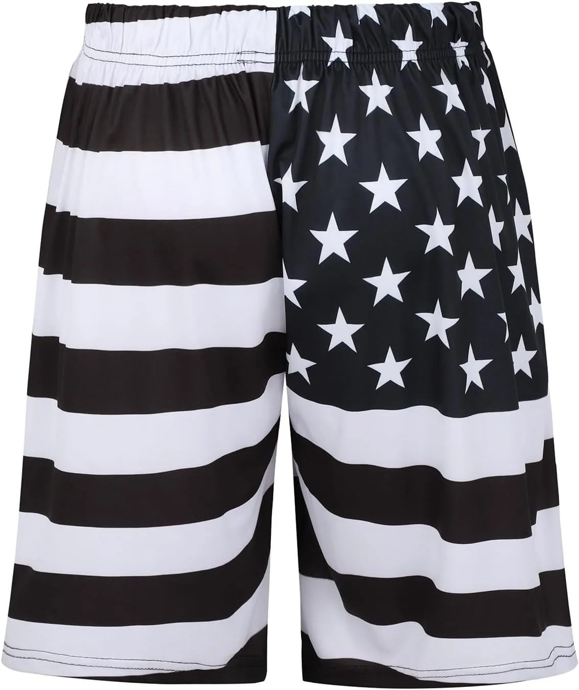 Swimsuit Men Scenery National Flag Digital Print Drawstring with Elastic Waist Casual His and Hers Matching Outfits
