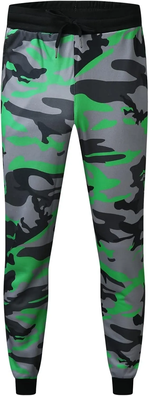 Tapered Joggers for Men Mens Autumn and Winter High Street Fashion Leisure Loose Sports Running Solid Stretch
