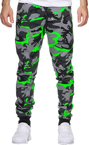 Tapered Joggers for Men Mens Autumn and Winter High Street Fashion Leisure Loose Sports Running Solid Stretch