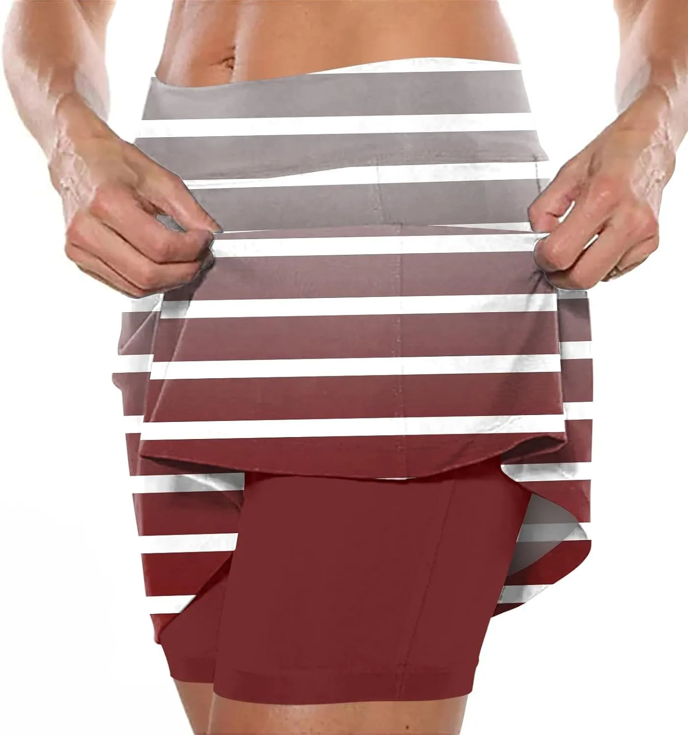 Tennis Skirts for Women Athletic Skirt with Shorts Golf Skort Pocket High Waisted Skorts Workout with Pockets