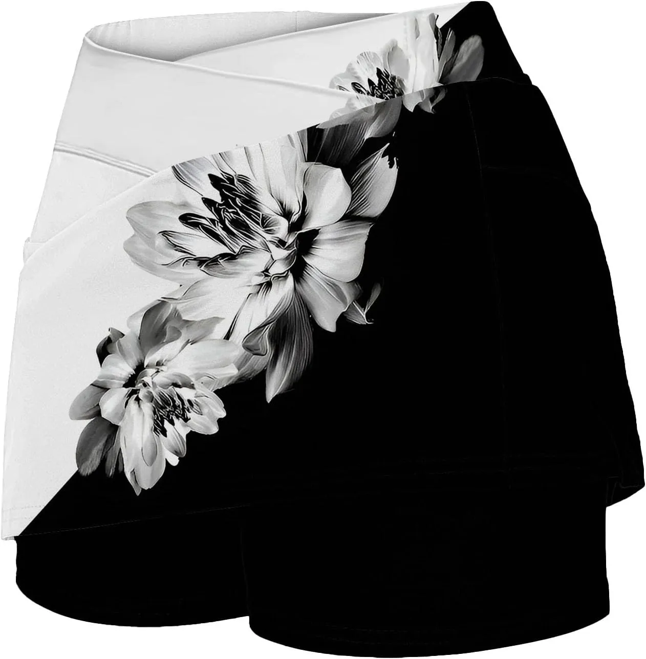 Tennis Skirts for Women with Shorts Tummy Control Athletic Golf Clothes High Waist Work Novelty Loose Plus Size Skort