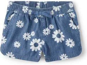 The Children's Place Girls' Twill Pull on Shorts