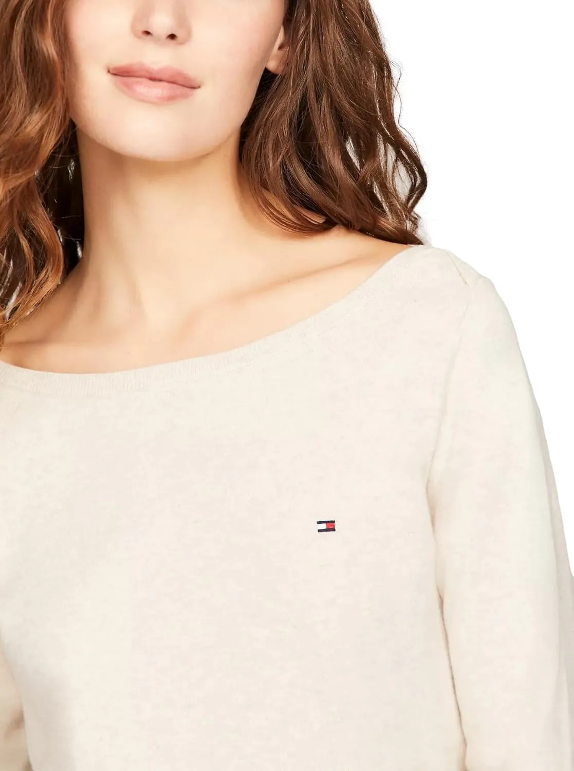 Tommy Hilfiger Cable Boatneck Everyday Sweater Women's