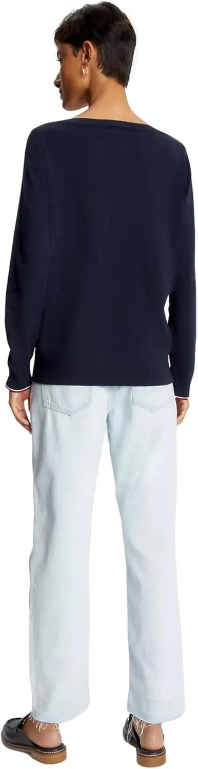 Tommy Hilfiger Cable Boatneck Everyday Sweater Women's
