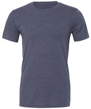 Unisex heather CVC short sleeve t-shirt | Heather Navy
