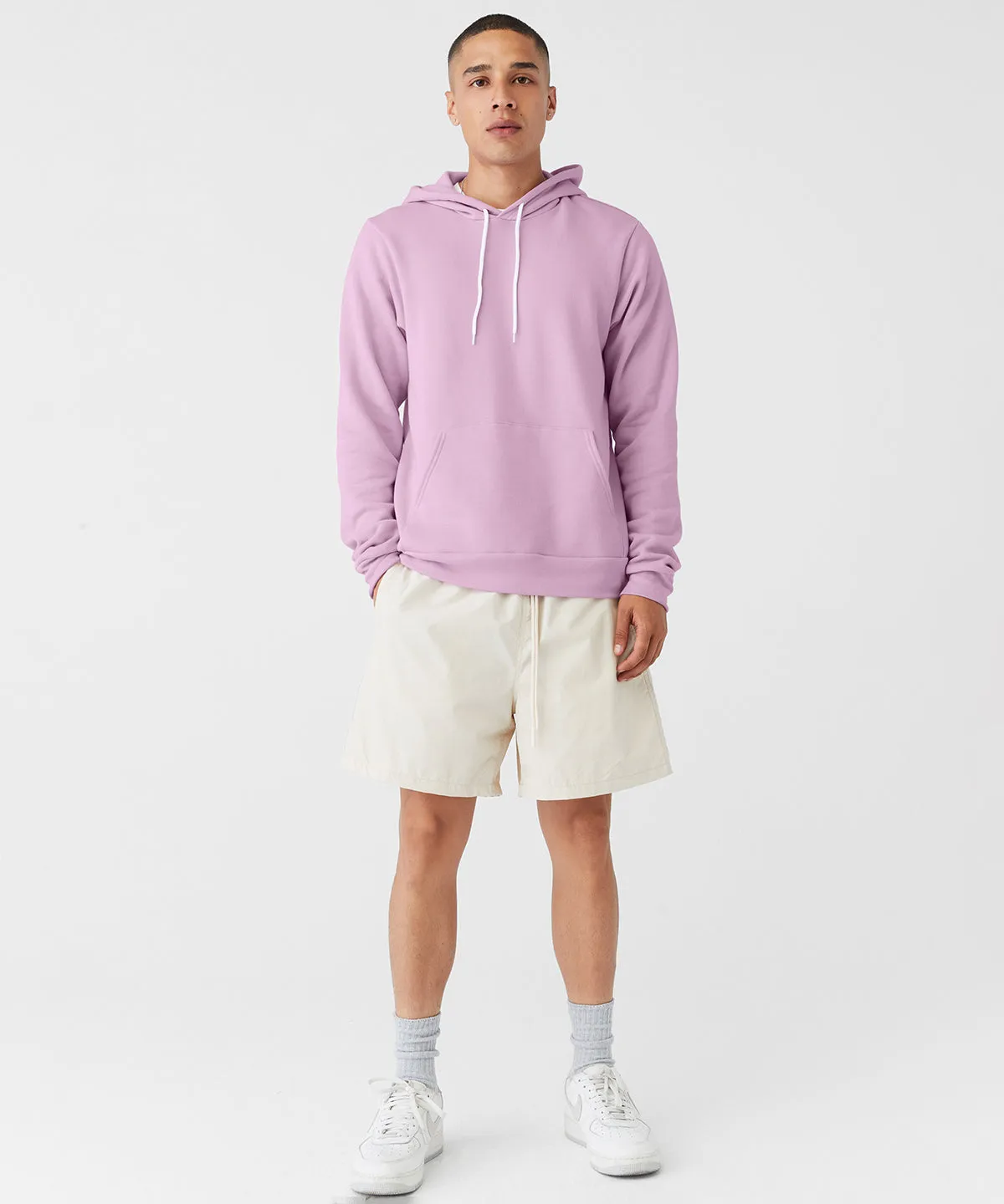 Unisex polycotton fleece pullover hoodie | Forest