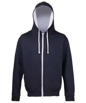 Varsity zoodie | New French Navy/Heather Grey