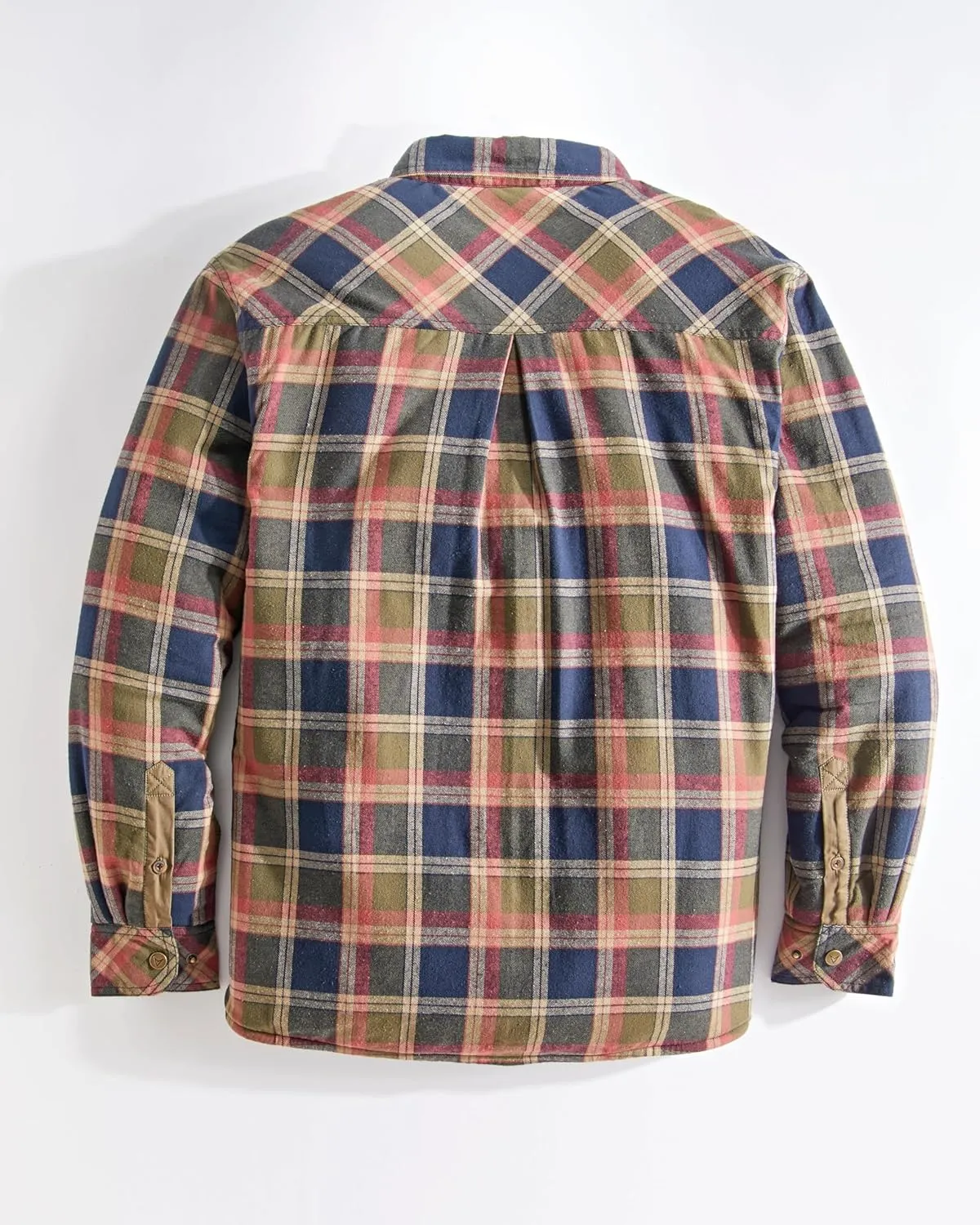 Venado Men's Jaxson Sherpa Lined Flannel Shirt Jacket - Premium Flannel Coat with Snaps