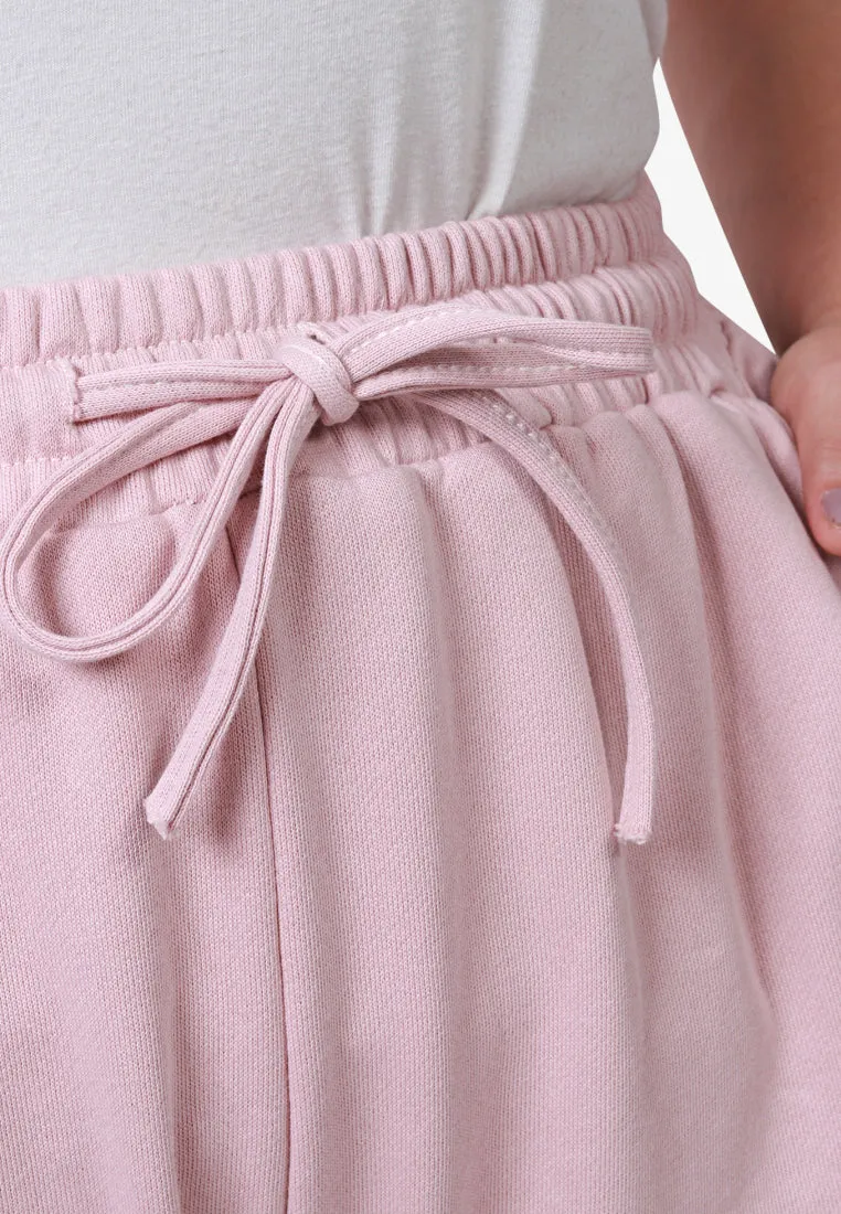 Werra Premium Staycation Wide Leg Pants - Light Pink