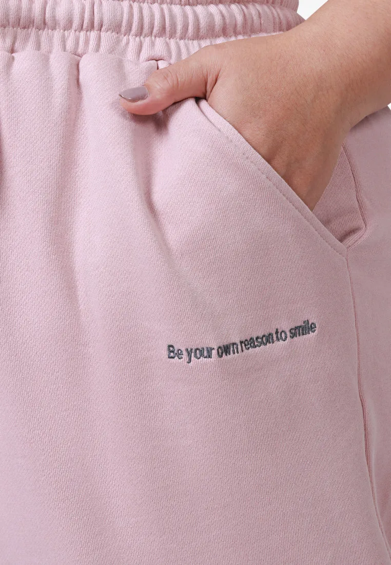 Werra Premium Staycation Wide Leg Pants - Light Pink