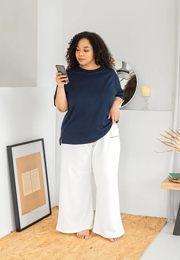 Werra Premium Staycation Wide Leg Pants - Light Pink