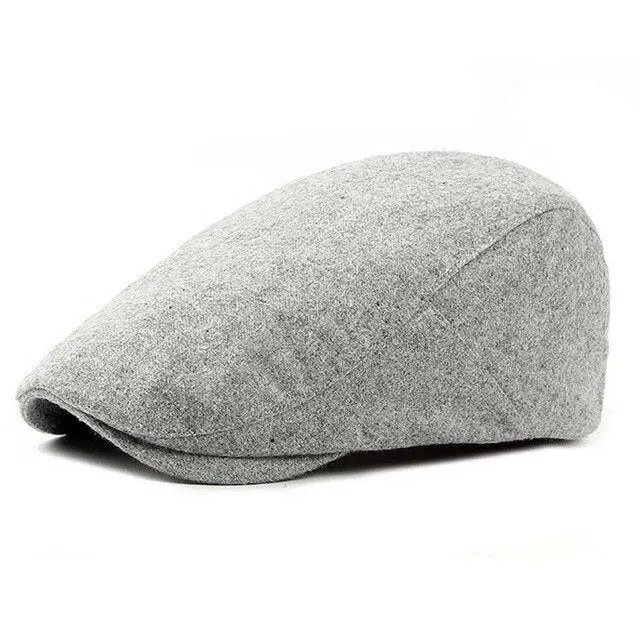 West Louis Winter British Style Wool Beret