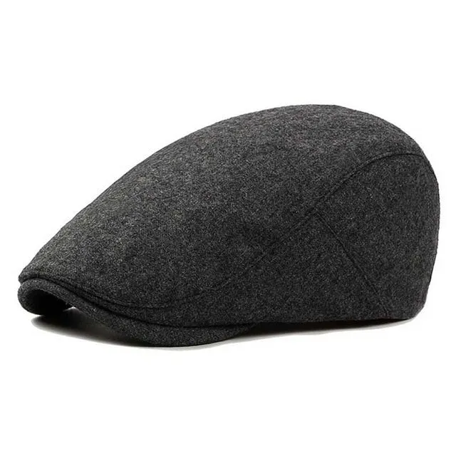 West Louis Winter British Style Wool Beret