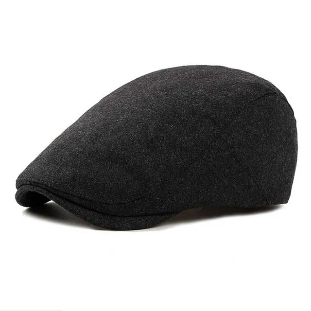 West Louis Winter British Style Wool Beret