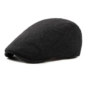 West Louis Winter British Style Wool Beret