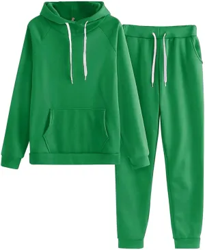 Women 2 Piece Lounge Sets Long Sleeve V Neck Clothing Outfits Jogger Sweatsuit Sets Sweatsuits