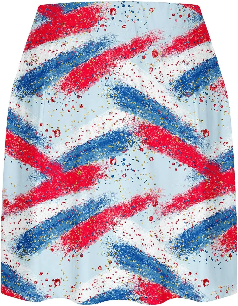 Women American Flag Skorts Yoga Patriotic Striped Active Skirts Beach Vacation Independence Day Golf Tennis Shorts
