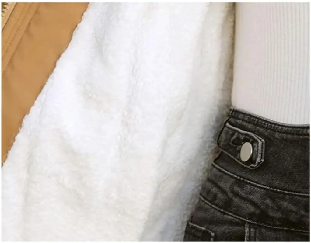 Women Autumn-Winter Loose Casual Thicken Warm Cotton Padded Coats Female Hooded Jacket Thermal Coats