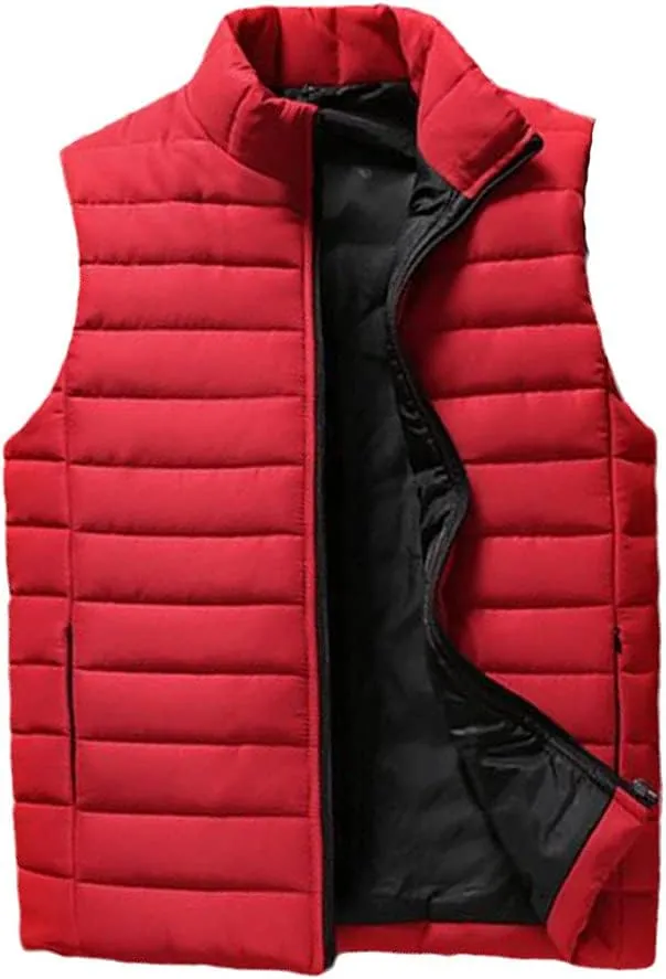 Women Light Jacket Sleeveless Vest Winter Female Cotton-Padded Vest Coats Stand Collar Thicken Waistcoats