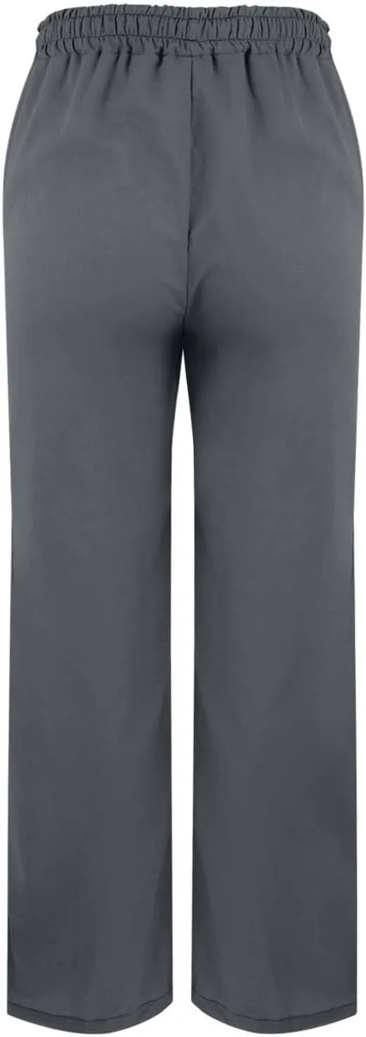 Women Linen Pants 2025 Summer Straight Leg High Waisted Side Split Lounge Pants Lightweight Baggy Beach Trouser w/Pockets