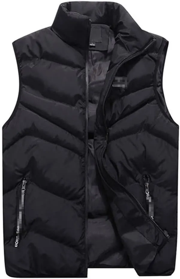 Women Vest Winter Casual Coats Cotton-Padded Jacket Sleeveless Thicken Waistcoat Plus Size