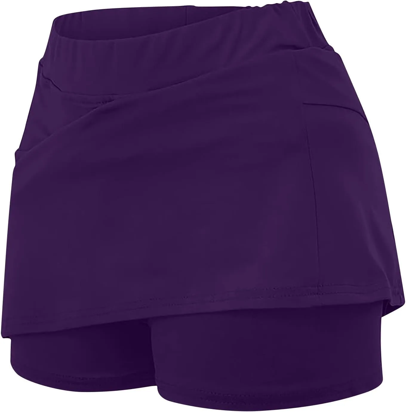 Womens Skorts with Pockets Plus Size Athletic Skorts for Women High Waist Summer Shorts Casual, Small