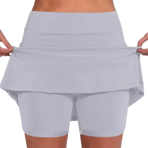 Womens Skorts with Pockets Tennis Golf Skirts Tummy Control Workout Skort High Waist Athletic Sports Pants Skirt