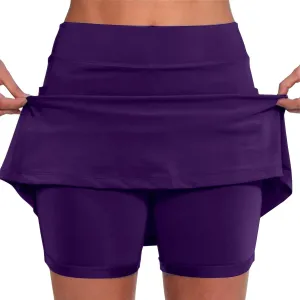 Womens Skorts with Pockets Tennis Skirts for Women Tummy Control Plus Size Skorts High Waist Athletic Shorts