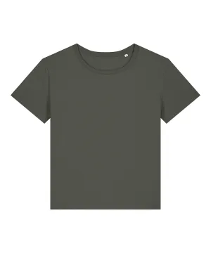 Womens Stella Serena iconic mid-light t-shirt (STTW173) | Khaki