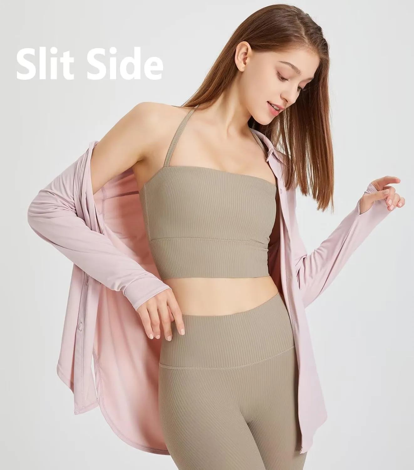 Women's Sun Protection Shirts Long Sleeve UPF 50  Sun Shirt Quick Dry Button Down Full Cover Up for Summer Hiking Outdoor