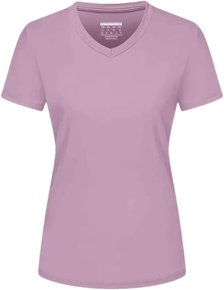 Women's T-Shirts Quick Dry Slim Fit Sport Fitness Casual Short Sleeve Running T Shirts