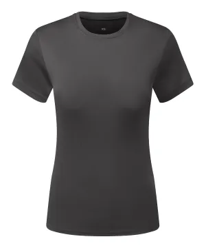 Womens TriDri® textured recycled tee | Charcoal