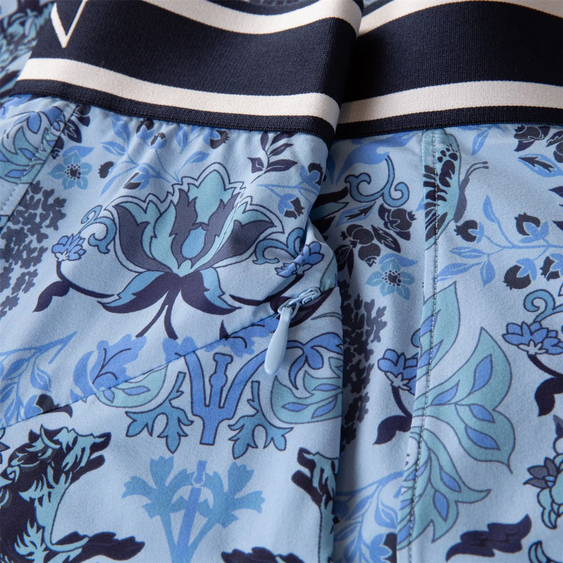 Womens Winged Wolf Phoenix Flare Skirt Wolf Blue - AW24