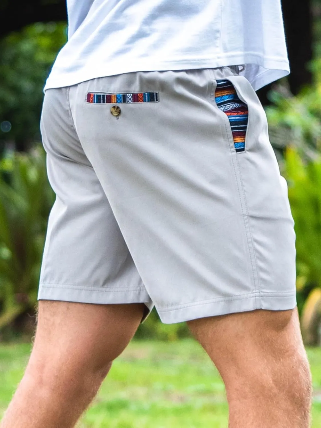 Wowie Mens Sapien 2.0 Shorts, 7 Inch Inseam