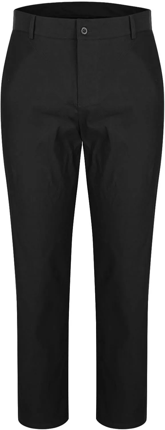 Xiaojmake Mens Chinos Pants Skinny Trousers Casual Wedding Suit Pants Slim Fit Dress Pants Stretch Flat-Front Tapered Slacks