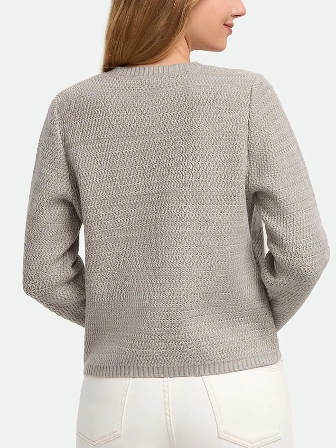 ZANZEA Knit Cardigan Sweater Casual Long Sleeve Open Front Button Down Pockets Lady Jackets 2024 Fall Fashion Outwear